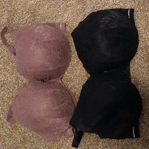 Set of Two Cacique Lightly Lined Full Coverage Bras